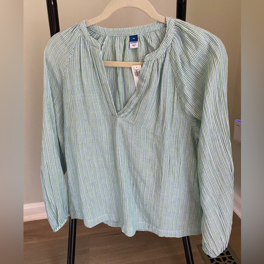 Old Navy Split Neck Blouse